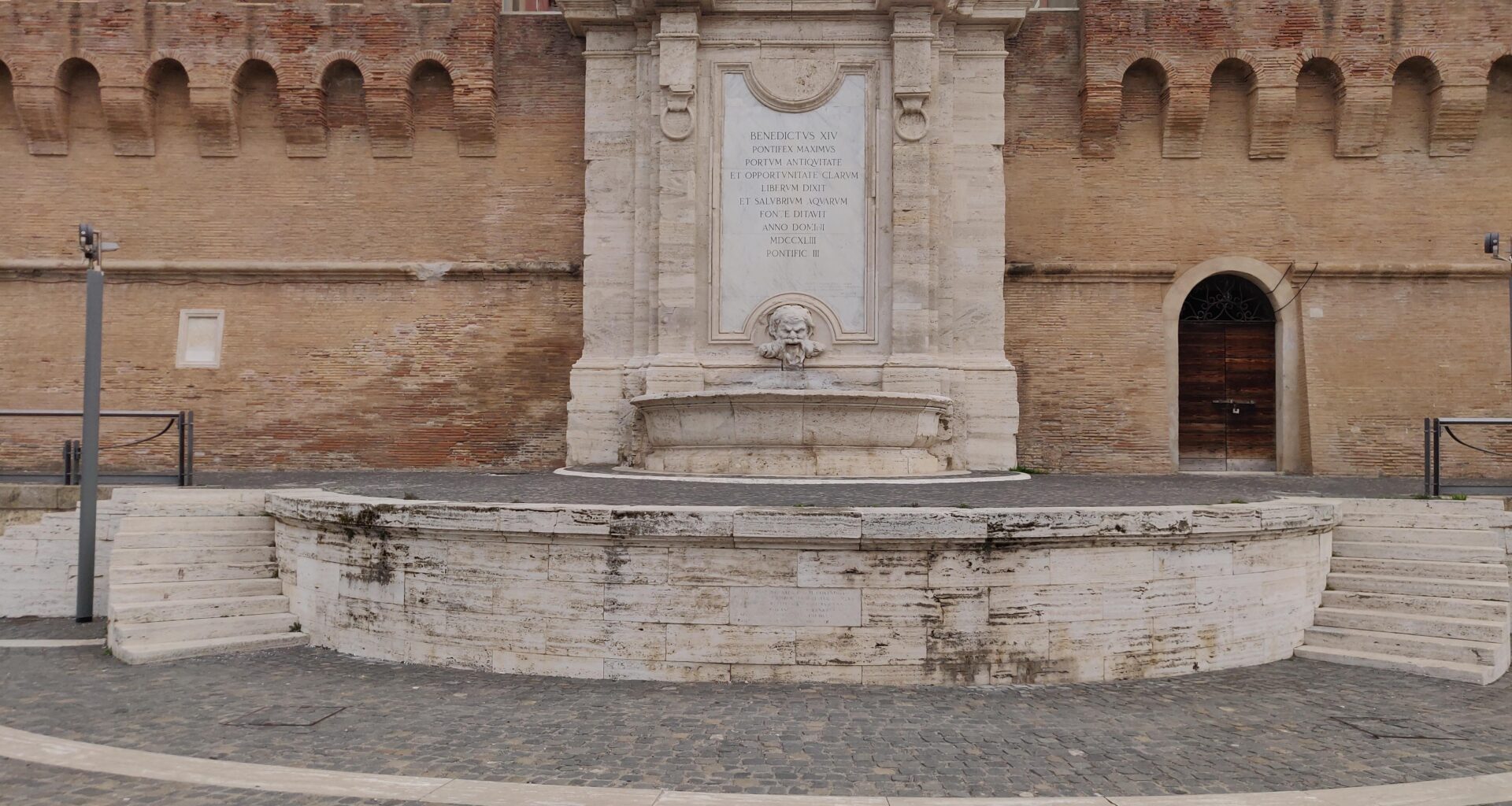Fontana de Vanvitelli, Civitavecchia, Italy.