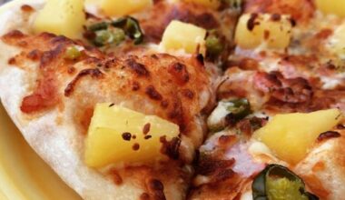Hawaiian pizza homemade