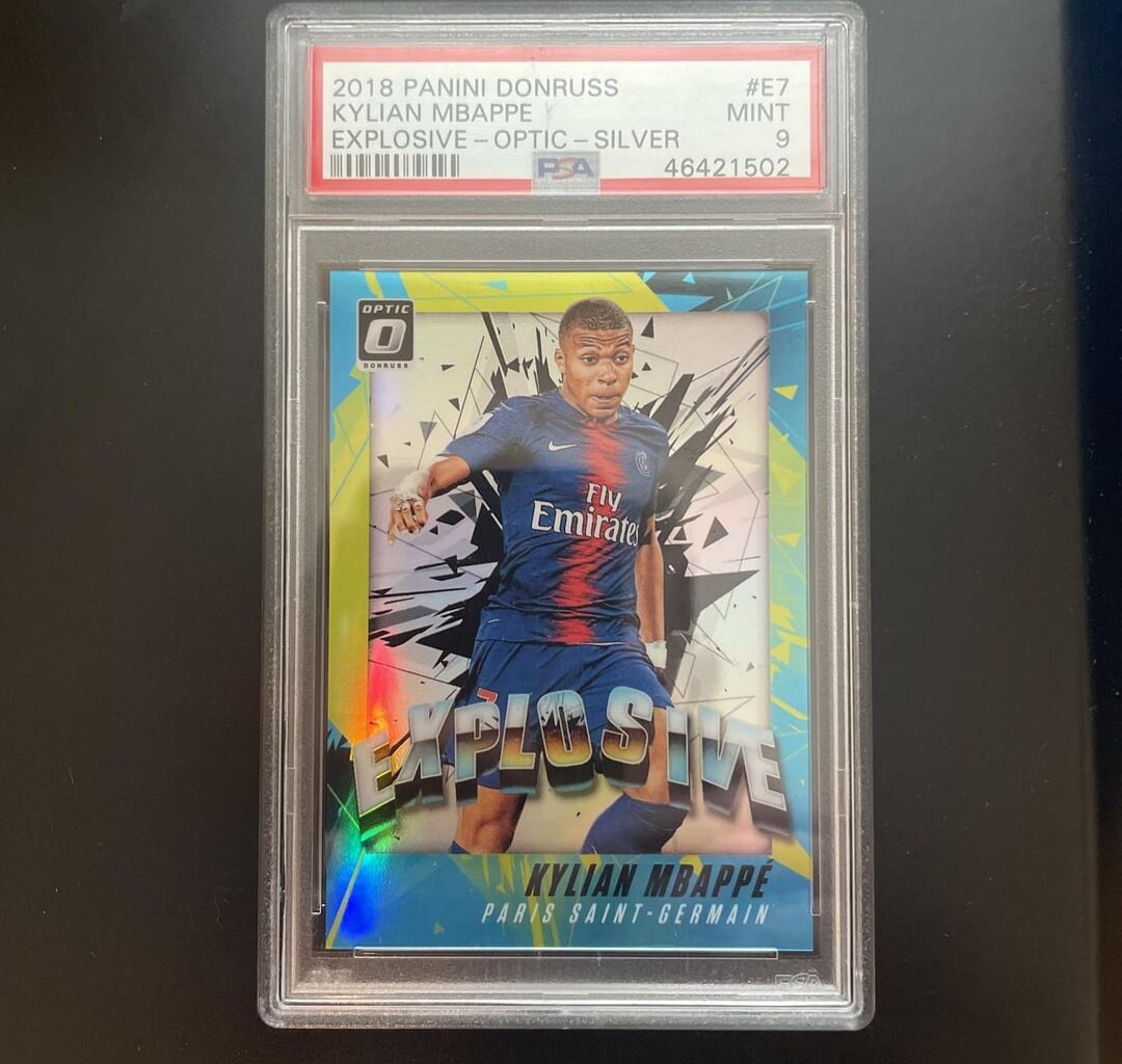 2018 Panini Donruss - Kylian Mbappe - Explosive- Optic - Silver