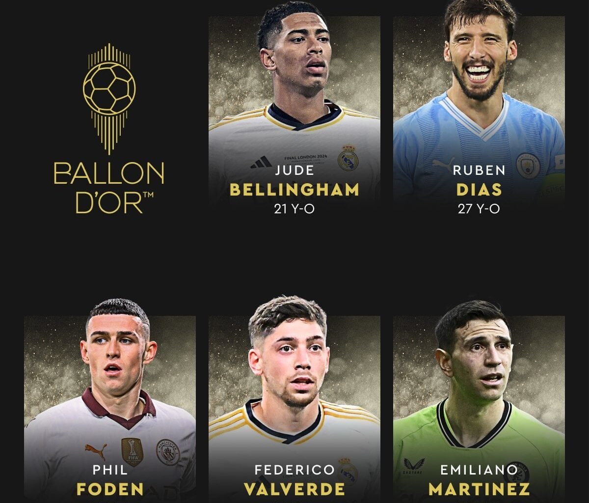 [Ballon D'Or] Jude Bellingham, Fede Valverde, Dani Carvajal, Vinicius Junior, Antonio Rudiger, Toni Kroos and Kylian Mbappé are nominated for the Ballon D'Or