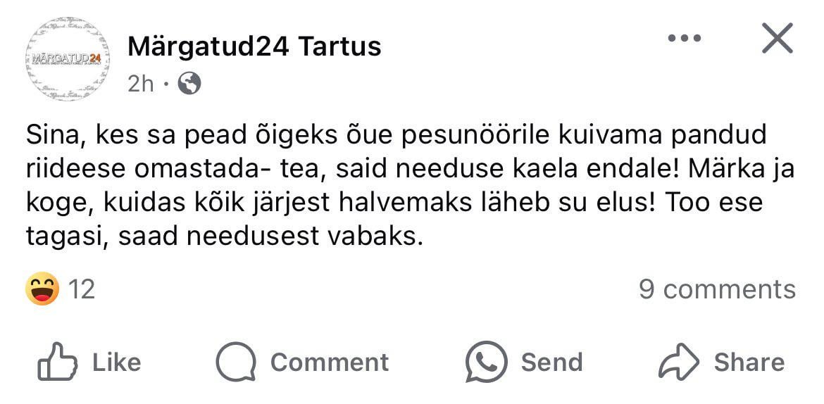 Vanasti läks käsi maha, nüüd moodsad kombed