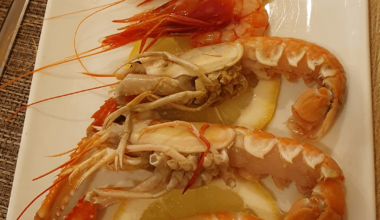 Raw shrimps