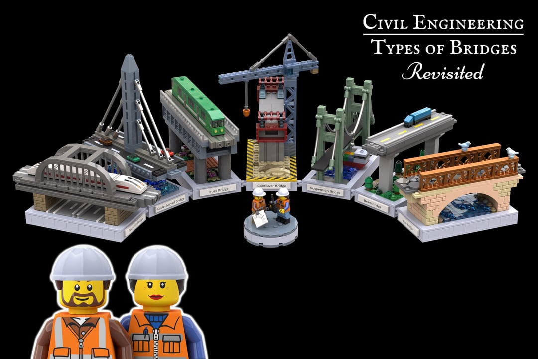 Schon einen Monat vor Carola ging mein LEGO-IDEAS-Modell "Civil Engineering: Types of Bridges - Revisited" live. Bei Erreichen von 10.000 Stimmen erhält mein Entwurf die Chance, als offizielles LEGO-Set umgesetzt zu werden. Ich hatte so ein Gefühl, dass wir bald viele fähig Brückenbauer brauchen ...