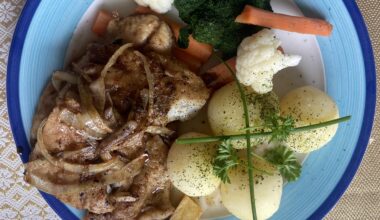 Lovely fried fish dinner in Saltstraumen, Norway