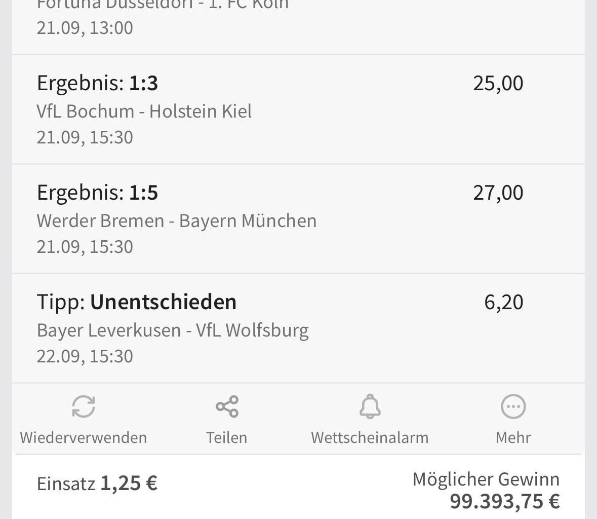 Heute nen knackiges 1:5
