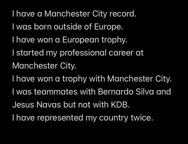 Man City “guess who” can you guess these 7 players?