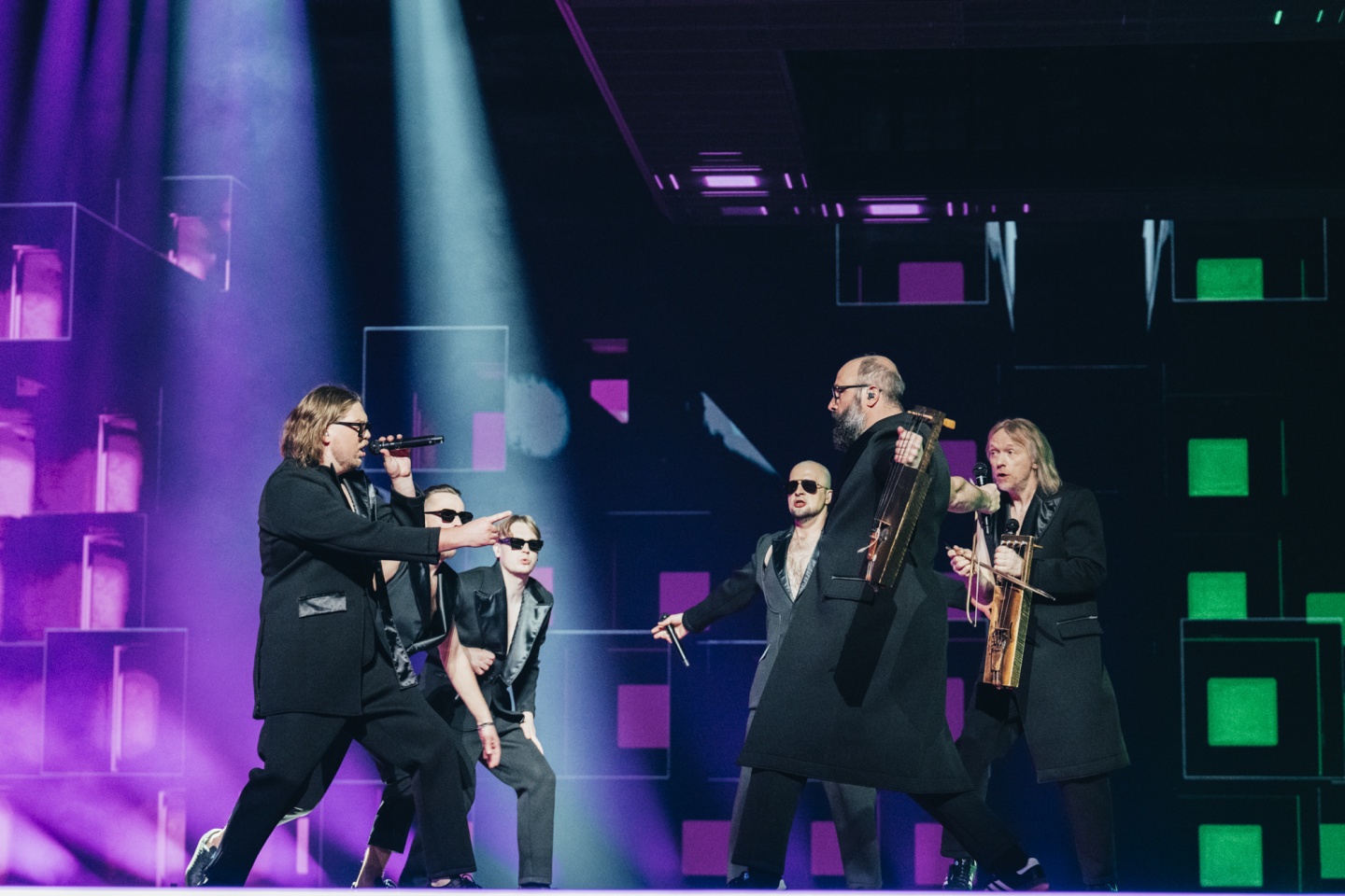 5MIINUST x Puuluup rehearsing (nendest) narkootikumidest ei tea me (küll) midagi for Estonia at the Second Rehearsal of the Second Semi-Final at Malmö Arena.