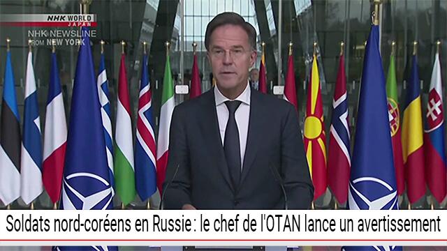 Soldats nord-coréens en Russie : le chef de l'OTAN lance un avertissement