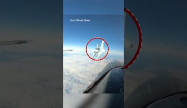Idiot Russian pilot steers fighter jet to within FEET of US plane tailing nuke bomber in near-miss