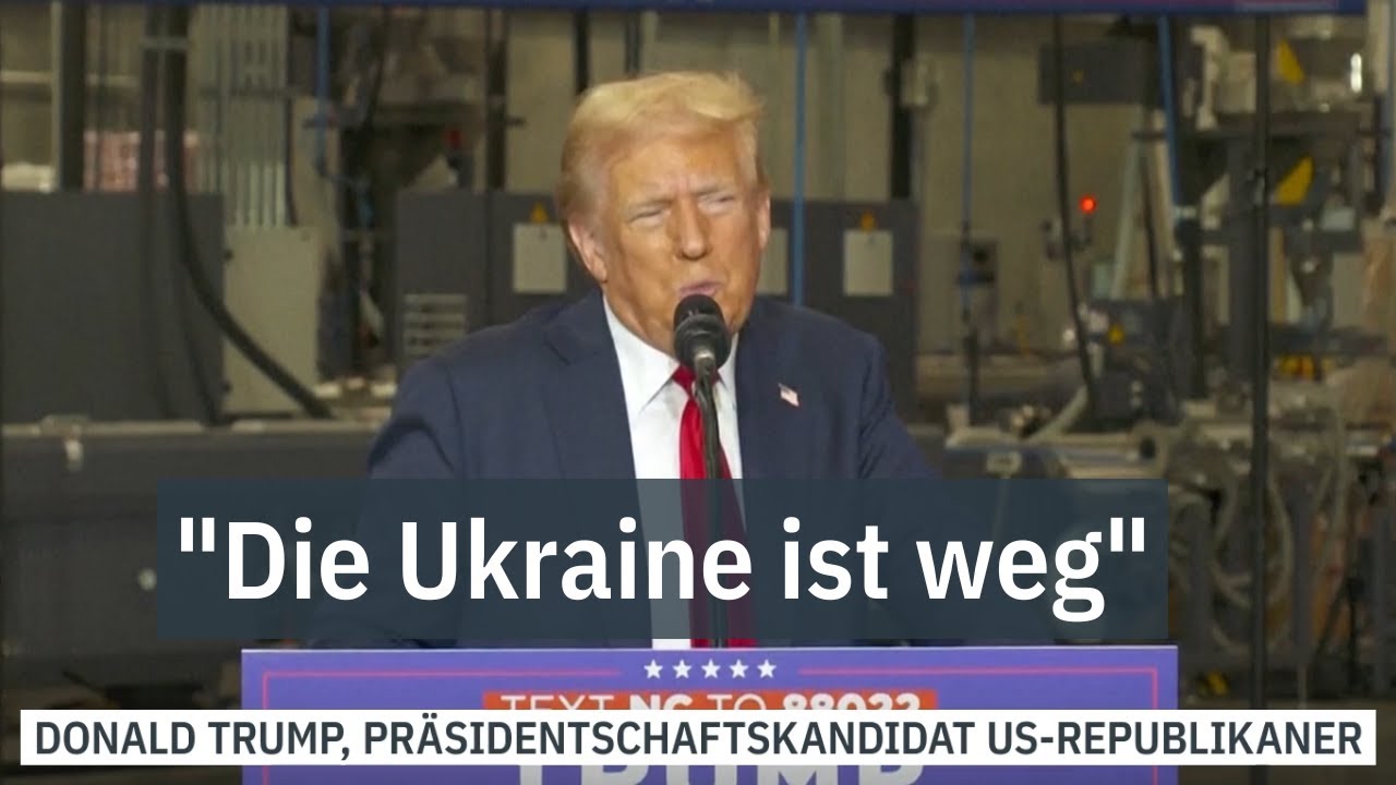 Ex-Präsident erklärt Land für tot - Trump: "Die Ukraine ist weg" -| ntv