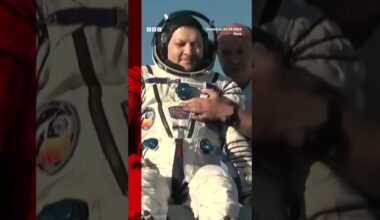 Space crew returns to Earth after longest stay on International Space Station. #Nasa #ISS #BBCNews