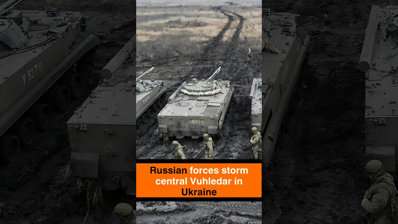 Russian troops capture central Vuhledar in latest Ukraine conflict advance