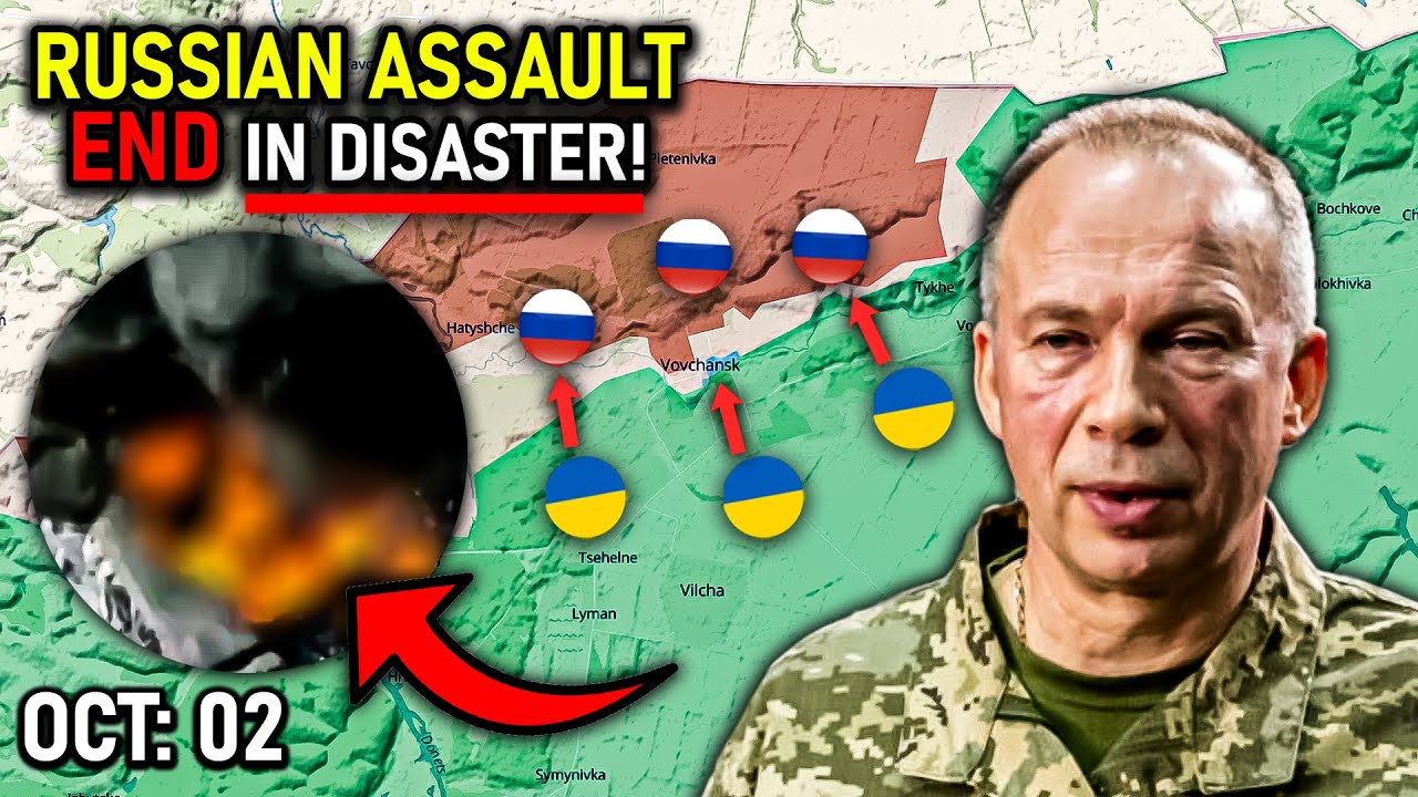 02 Oct: Russian Assault on Vovchansk Ends in Disaster | Russia Ukraine War Update