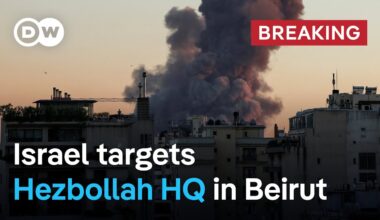 IDF says air attack on Beirut targeted Hezbollah HQ | DW News