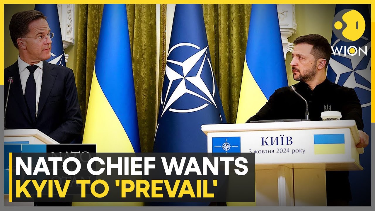 Russia-Ukraine War: New NATO Chief Rutte Wants Ukraine to 'prevail' in Kyiv Trip | WION News