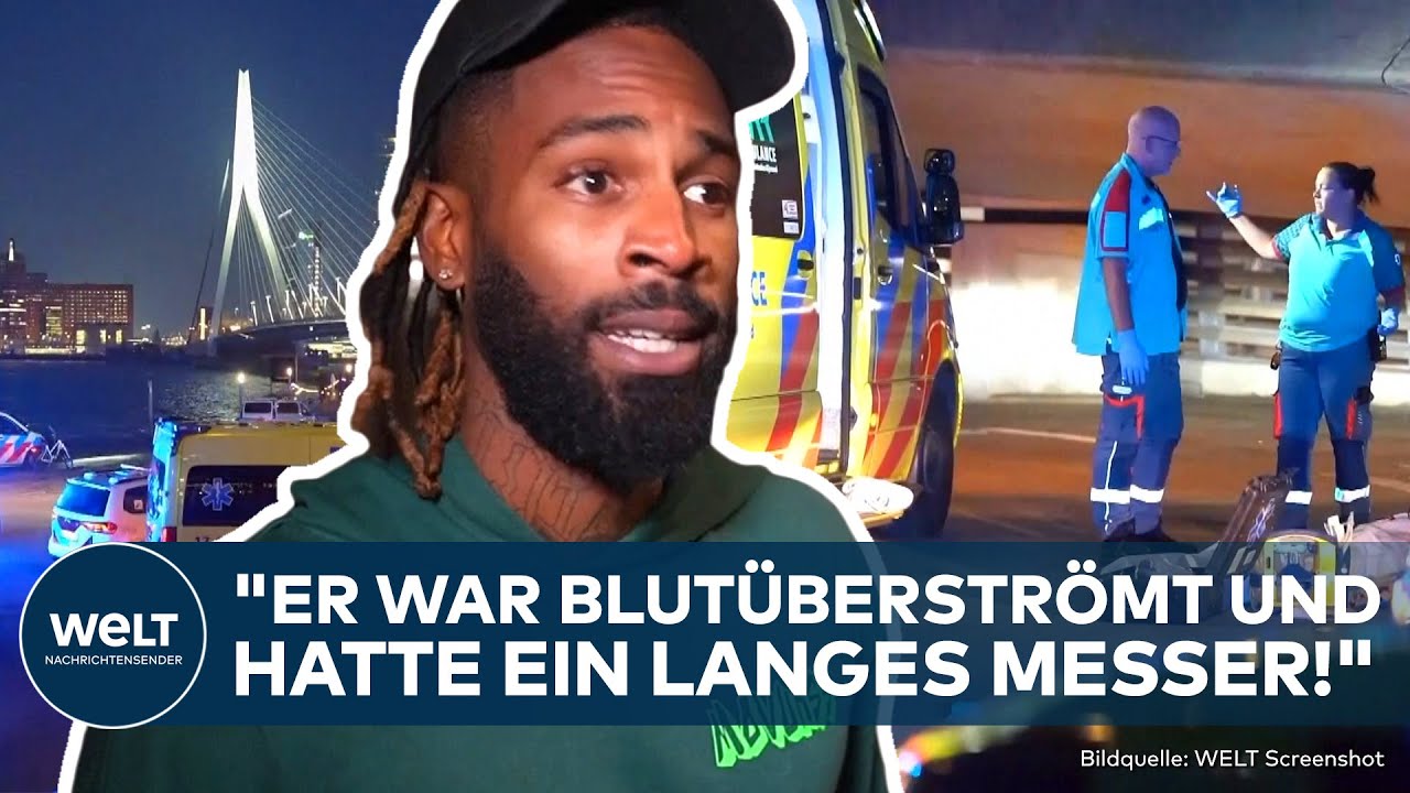 ROTTERDAM: Islamistischer Messerterror! "Da musste ich handeln!" Fitnesstrainer überwältigt Täter!