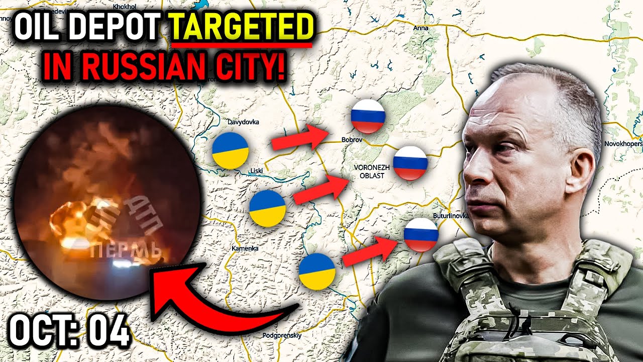 04 Oct: Targeted Critical Russian Oil Depots, Repulsed Attacks | Russia Ukraine War Update