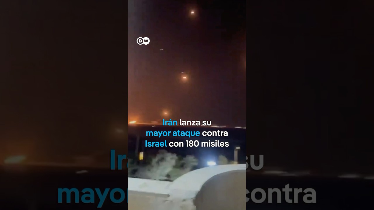 Irán lanza su mayor ataque contra Israel con 180 misiles. EEUU dice que la ofensiva fue ineficaz.