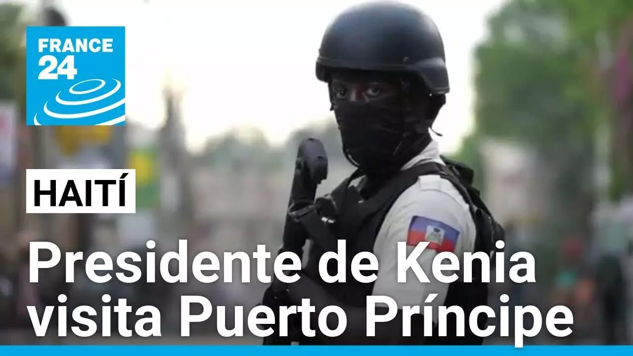 Presidente de Kenia visita Haití para anunciar la llegada de otros 600 soldados de su país