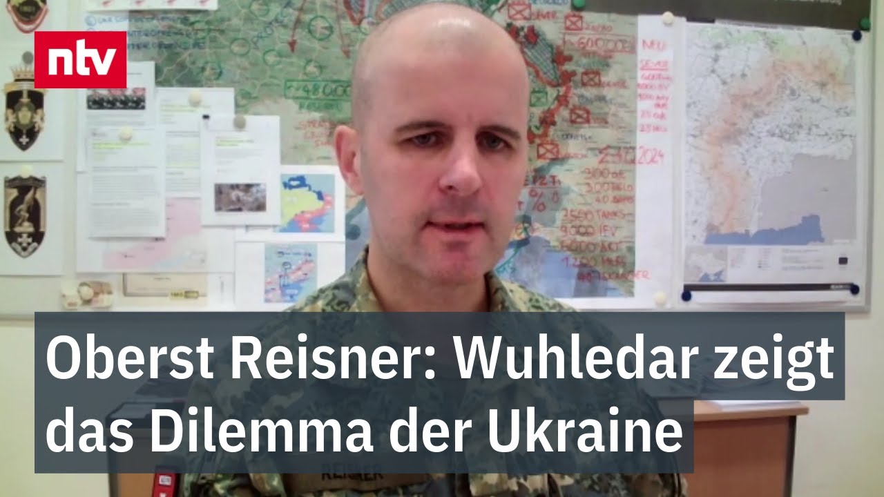 "Zermürbender Abnutzungskampf" - Oberst Reisner zum Dilemma der Ukraine in Wuhledar | ntv
