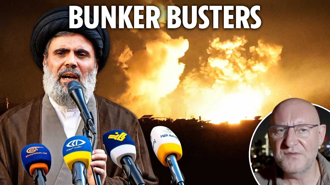 Israeli jets blitz Hezbollah hideouts in attempt to assassinate terror group's new chief