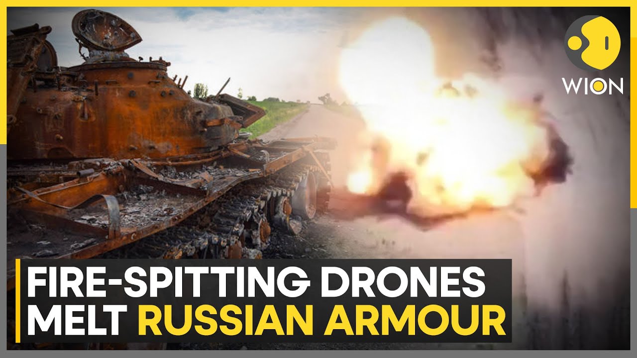 Russia-Ukraine War: Ukrainian Dragon Drone Obliterates Russian Tank In Fiery Strike | WION