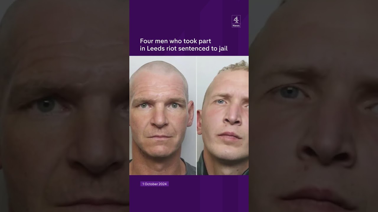 Leeds rioters sentenced to jail