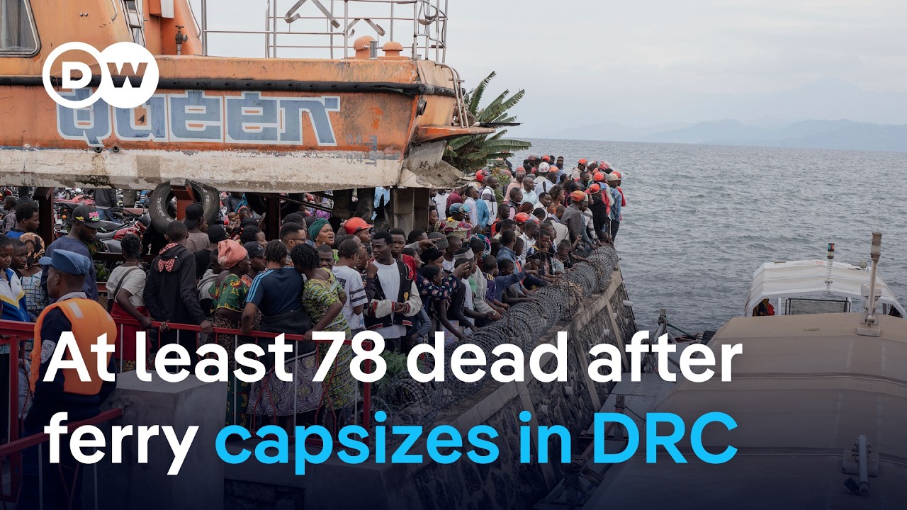 Scores dead after overcrowded boat capsizes on Lake Kivu in DR Congo | DW News