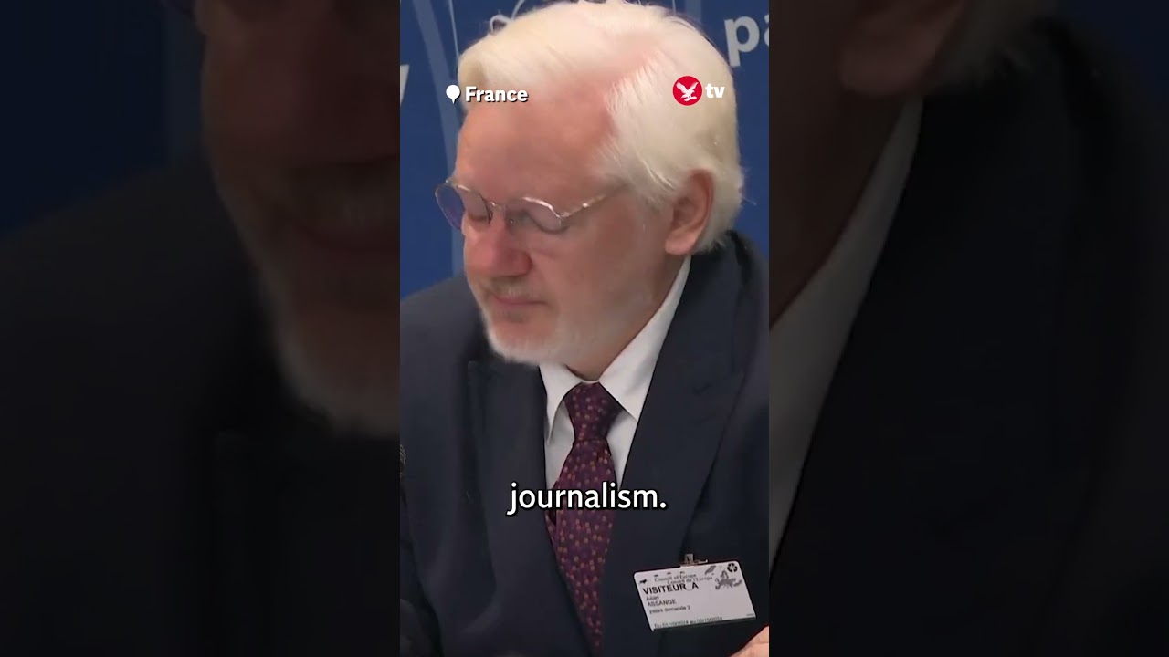 Assange says he is free because he 'pled guilty to journalism' #shorts #news