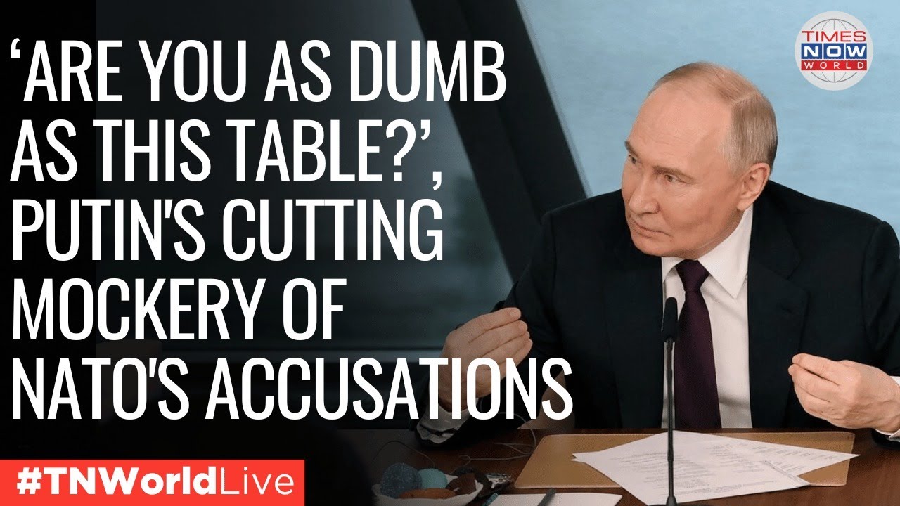 LIVE | Putin Says Have Never Threatened Anyone & Reveals Reason for Ukraine’s ‘Military Operation’