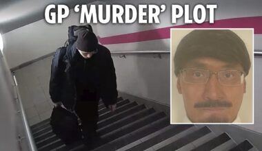 Moment GP 'poses as Covid nurse in bid to kill mum's partner with poison jab'