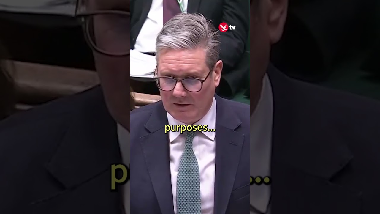 Starmer's blunt response to question on banning Israel arms sales #news #politics #shorts