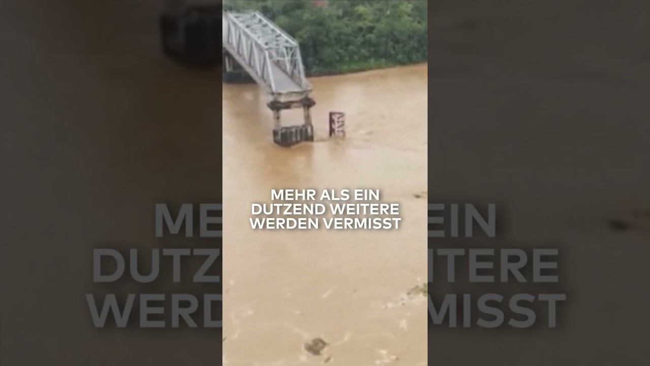 TODES-TAIFUN YAGI: Brücke stürzt in Fluten – Suche nach Überlebenden läuft!