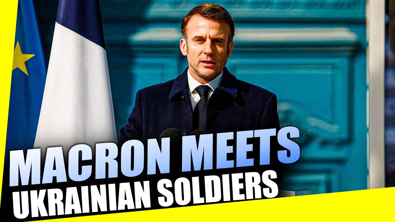 UKRAINE | FRANCE |French President Macron meets brigade training Ukrainian soldiers | War News