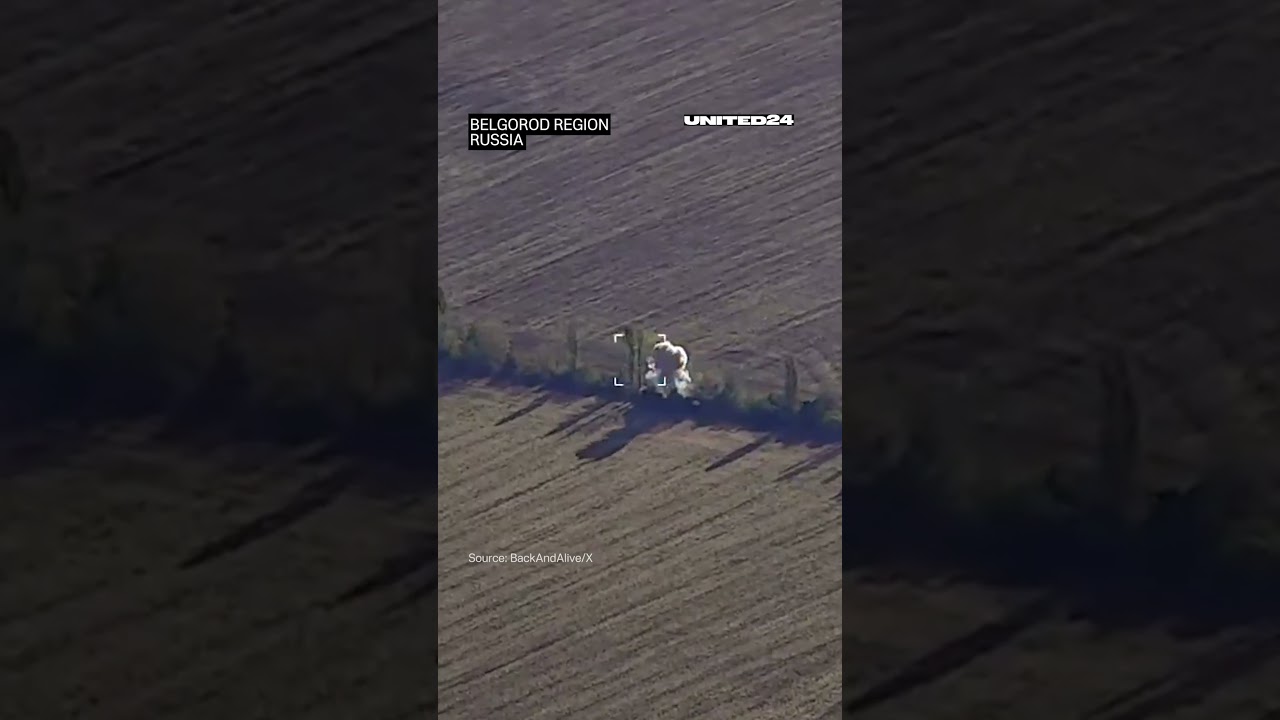 Belgorod region, Russia. Neutralization of the 96L6 radar from the S-400 air defense system by 🇺🇦