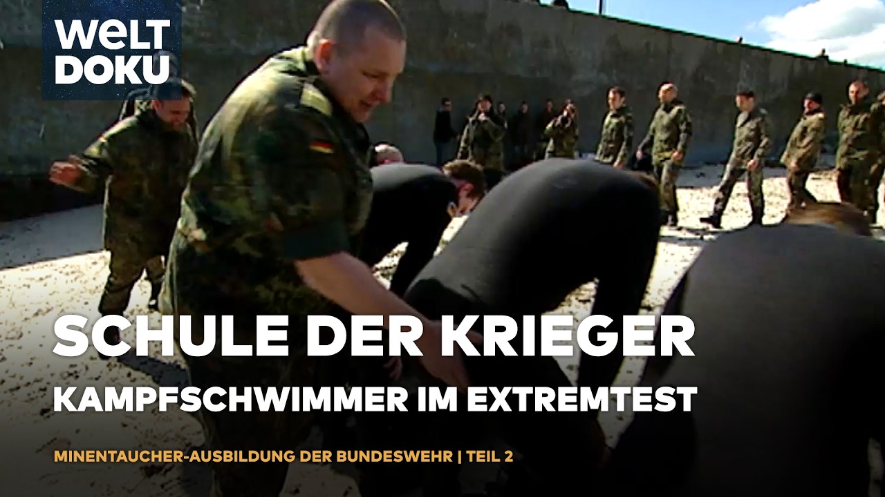 ÜBERLEBEN IN DER TIEFE: Minenjäger der Bundeswehr - Knallhartes Training in der Ostsee | WELT DOKU