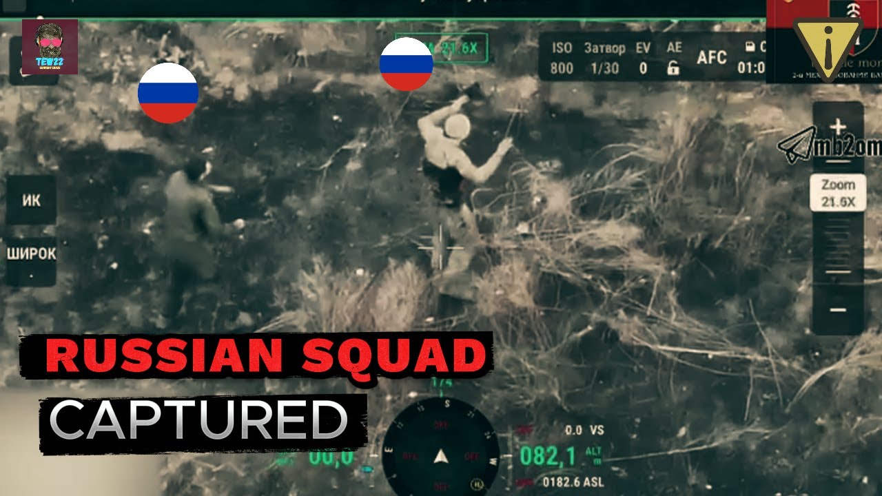 Ukrainian Forces Drones Captures Russian Elite Soldiers From Hideout In Kursk – Stunning Footage!