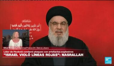 Informe desde Beirut: Nasrallah acusa directamente a Israel de explosiones en Líbano
