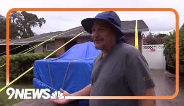 Man Straps Down His Home as Milton Arrives in Florida