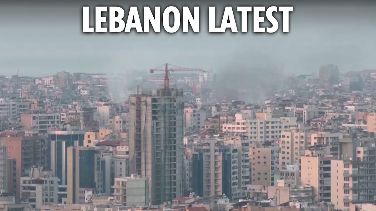 LIVE: View of Beirut skyline as Israel targets Hezbollah forces in latest strikes