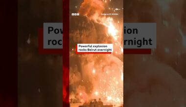 Beirut rocked by explosion in overnight strikes. #Israel #Lebanon #BBCNews