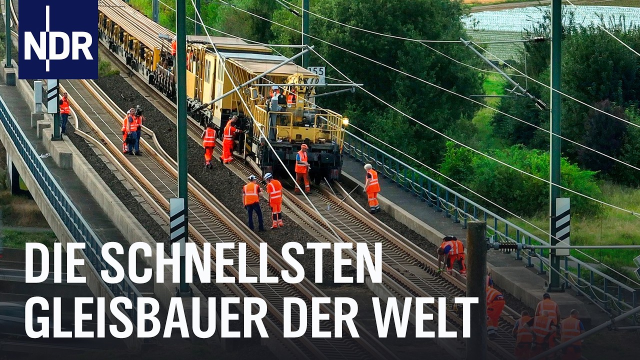 Die Schienenbauer aus Bützow - Keiner verlegt schneller Bahngleise | Die Nordreportage | NDR Doku