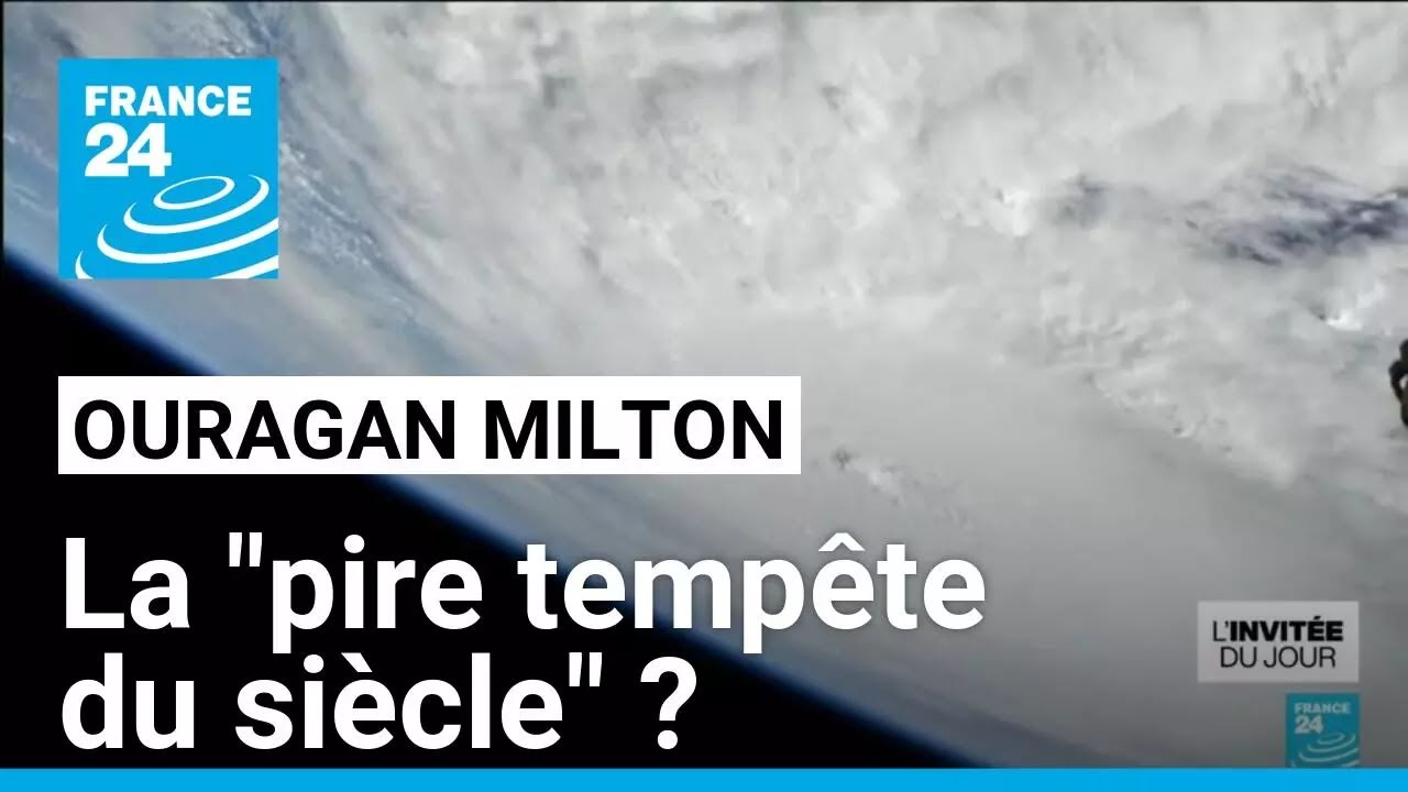 États-Unis : l'ouragan Milton, la "pire tempête du siècle" selon Joe Biden • FRANCE 24