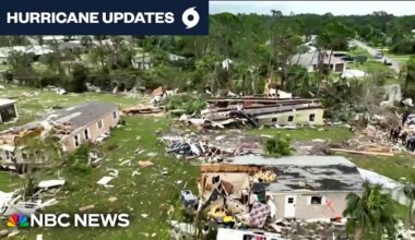 Florida residents face massive cleanup after Hurricane Milton