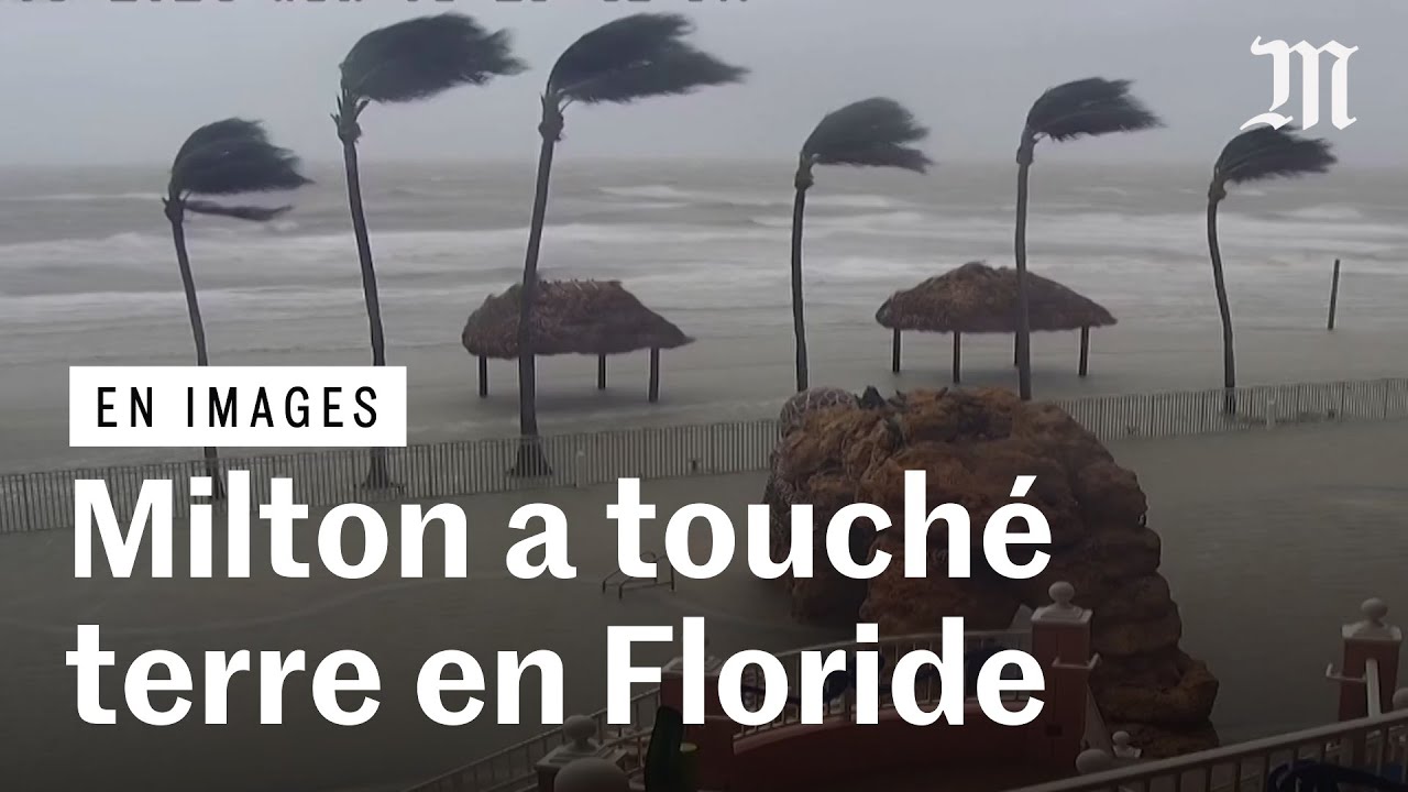 Milton : les premières images de l'énorme ouragan qui balaye la Floride