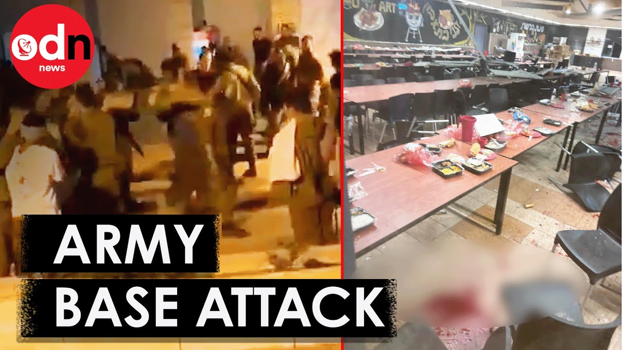 Footage Shows Shocking Aftermath of Hezbollah Drone Attack on IDF Army Base