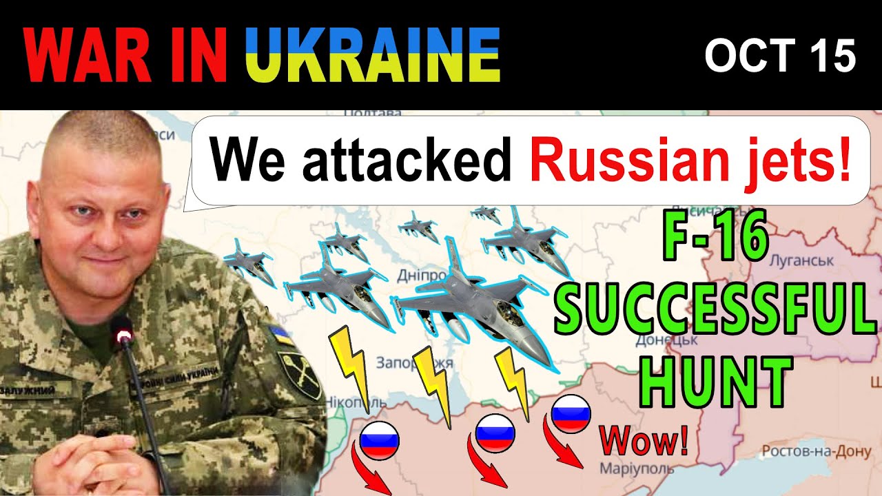 15 Oct: Finally! SUCCESSFUL F-16 MISSION. RUSSIAN JETS DOWNED. | War in Ukraine Explained