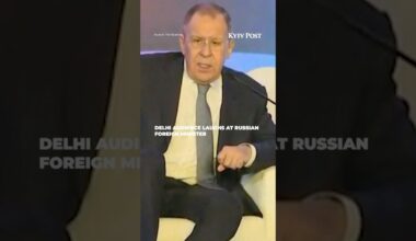 Delhi audience laughs as Russian foreign minister says Ukraine war 'was launched against us"