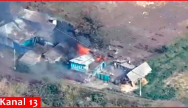 Ukrainian army strikes ammunition warehouse where Russians were stationed in Kursk