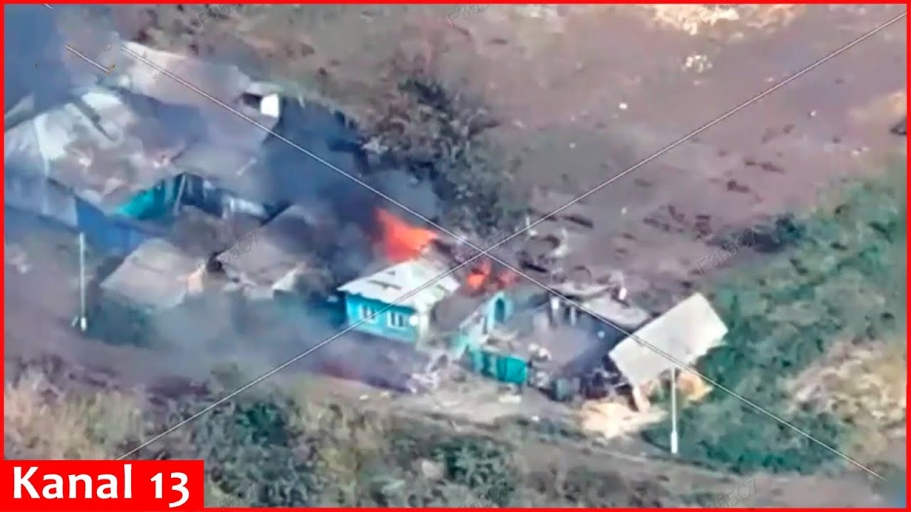 Ukrainian army strikes ammunition warehouse where Russians were stationed in Kursk